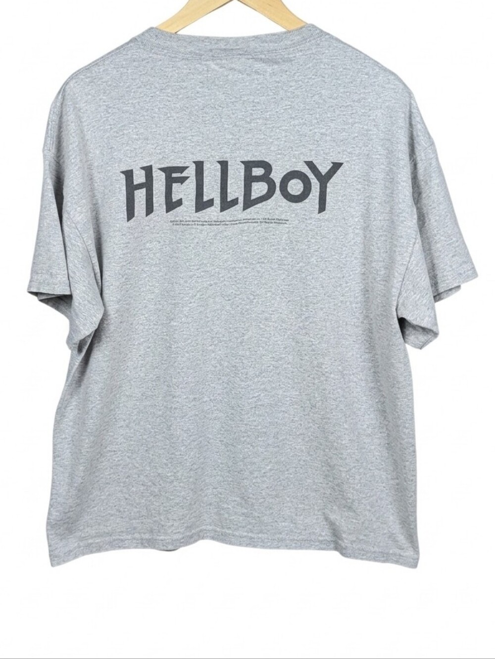 HELLBOY Promo Graphic Tee - Gray